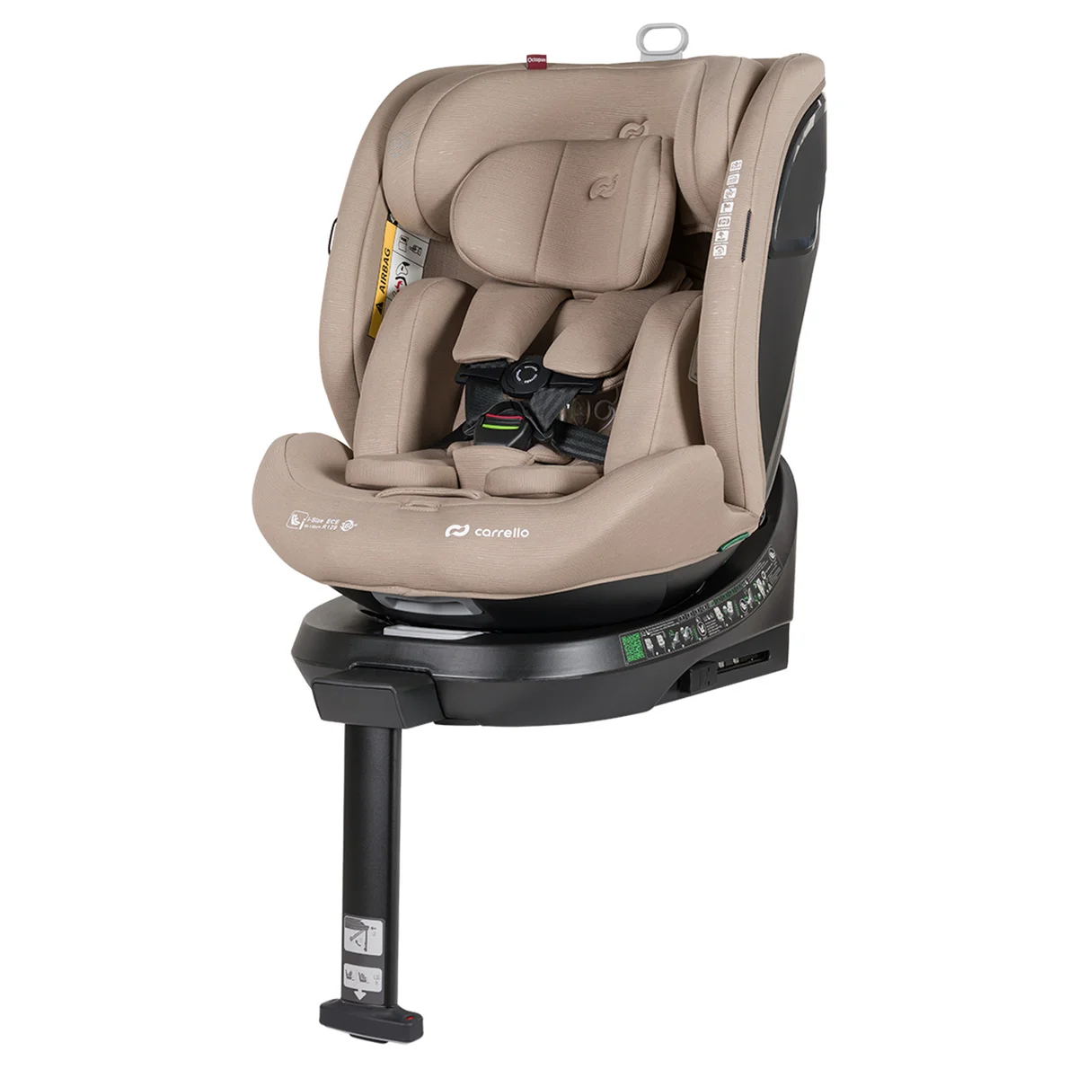 Automobilinė kėdutė Carrello Octopus, spalva Sandstone Beige