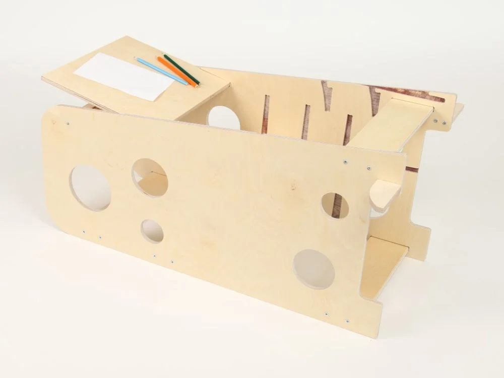 Montessori mokymosi bokštas „Burbulai“ - Image 3