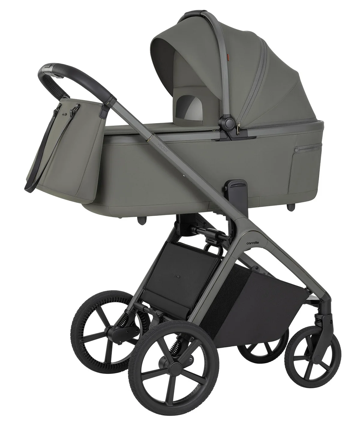 Vežimėlis 2 in 1 Carrello Vector F, spalva Calm Green