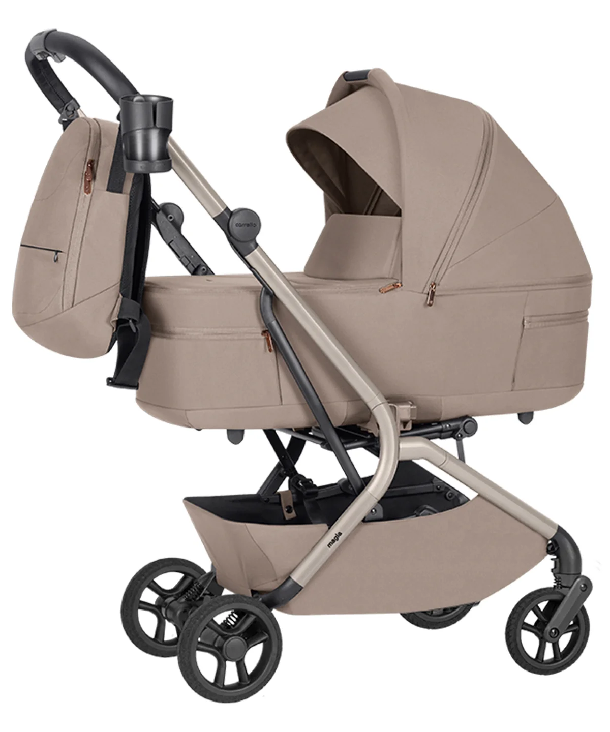 Vežimėlis 2 in 1 Carrello Magia 2.0, spalva Spice Beige