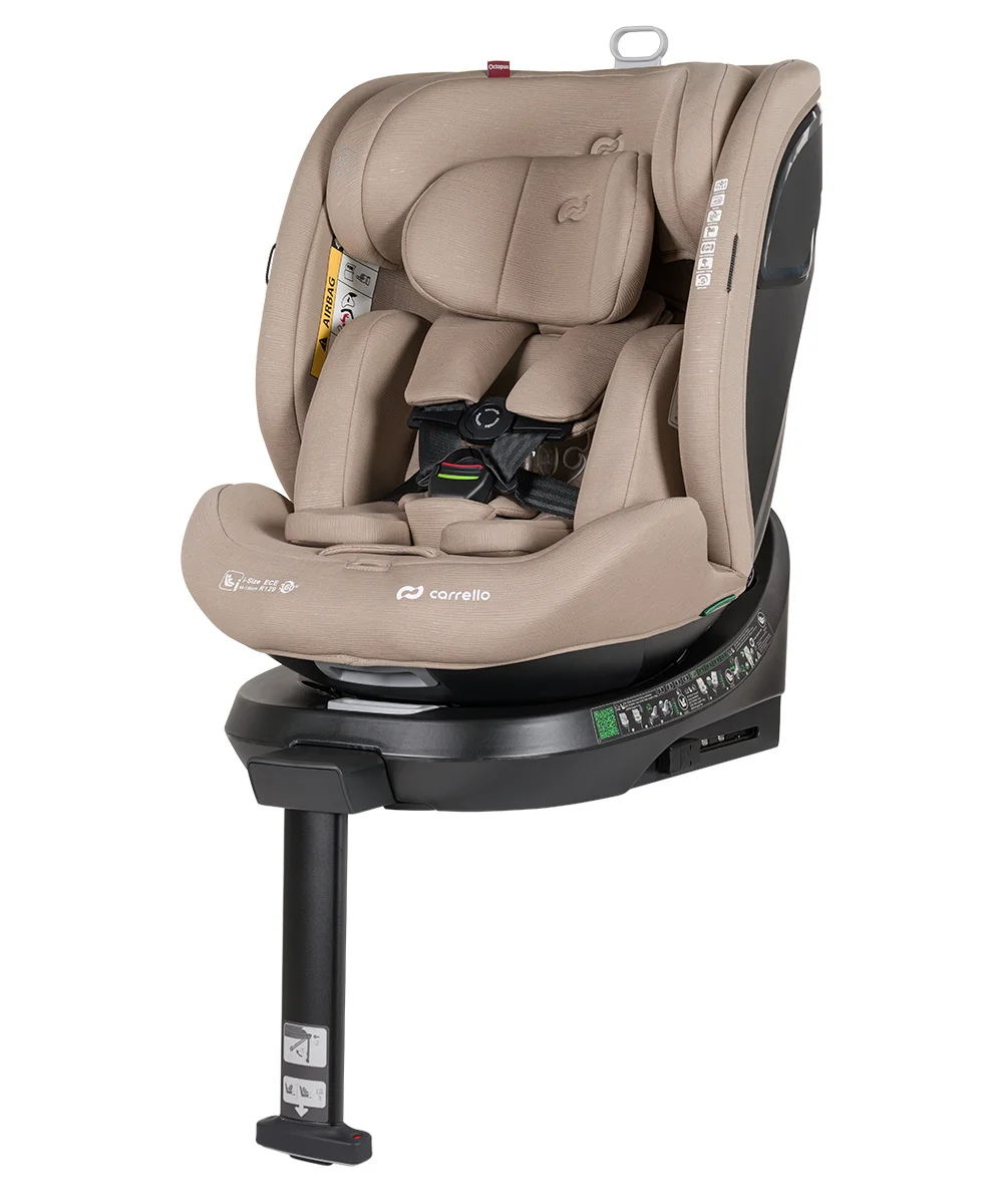 Automobilinė kėdutė Carrello Octopus, spalva Sandstone Beige