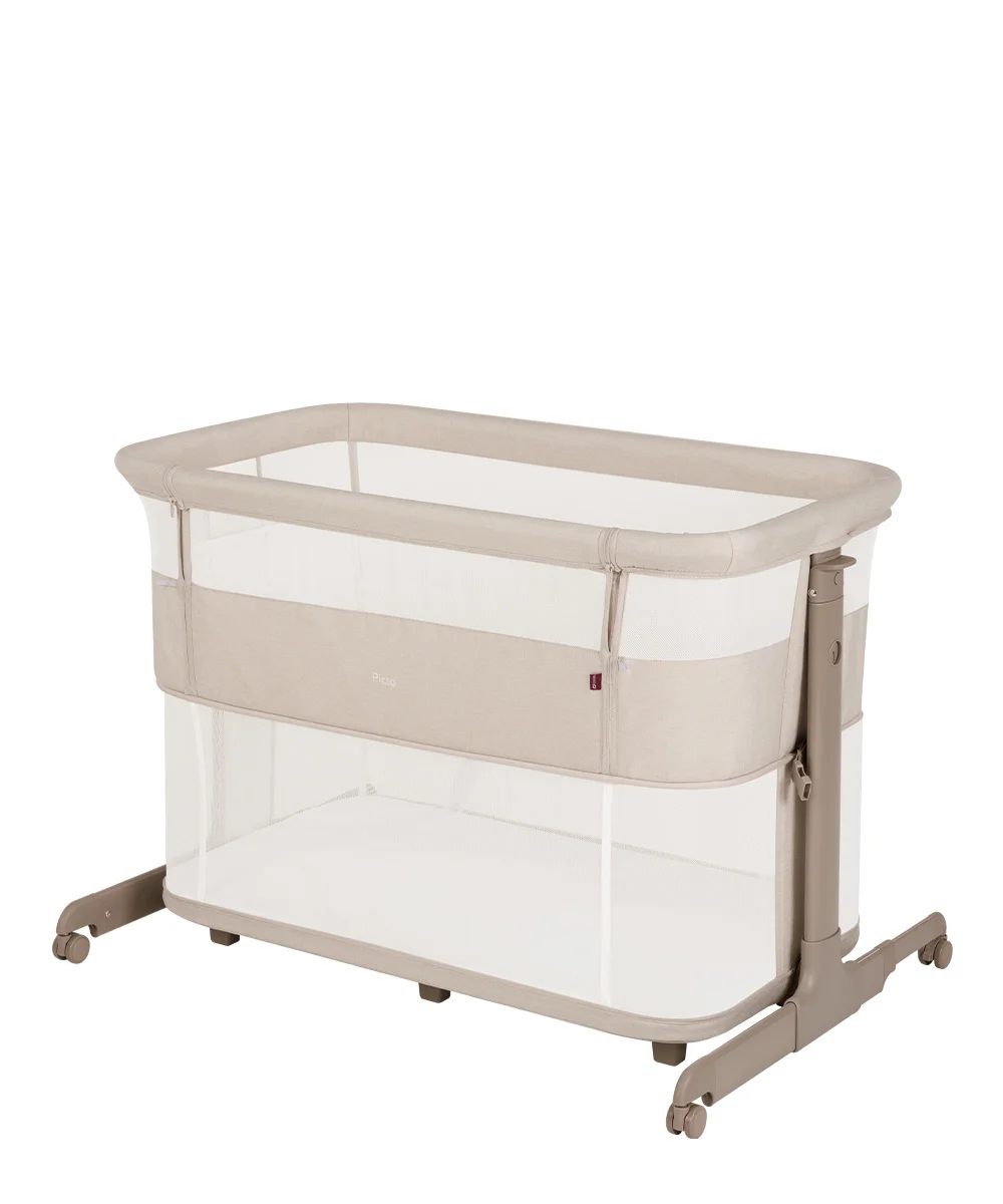 Lopšys prie tėvų lovos Carrello Picto 3 in 1, spalva Aori Beige