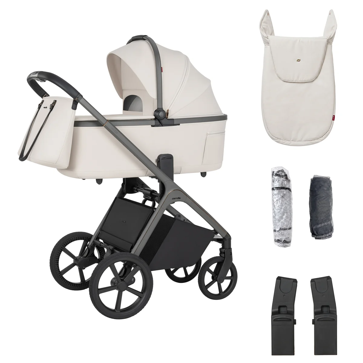 Vežimėlis 2 in 1 Carrello Vector F, spalva Zephyr Beige