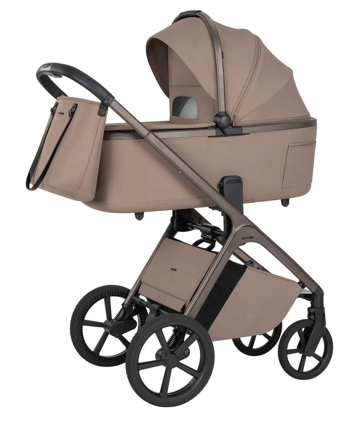 Vežimėlis 2 in 1 Carrello Vector F, spalva Flannel Beige