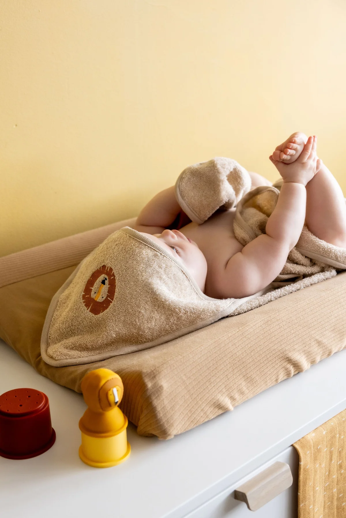 Kūdikio rankšluostis su gobtuvu „Aura“ - Image 8