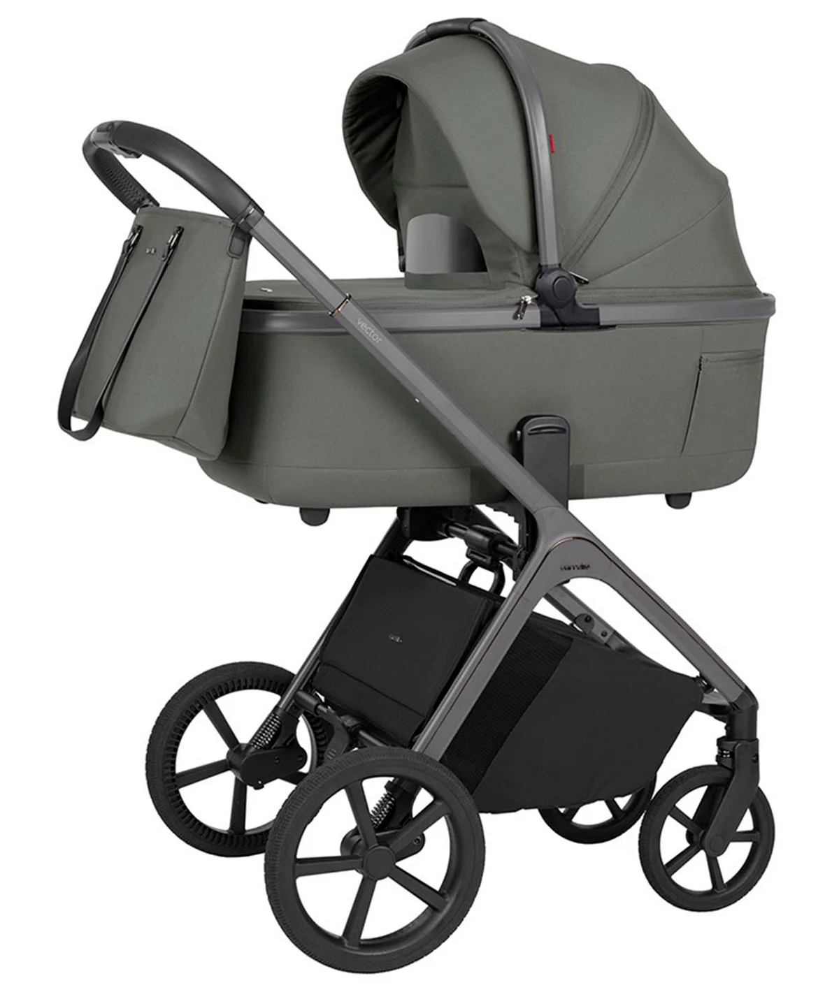 Vežimėlis 2 in 1 Carrello Vector F, spalva Calm Green
