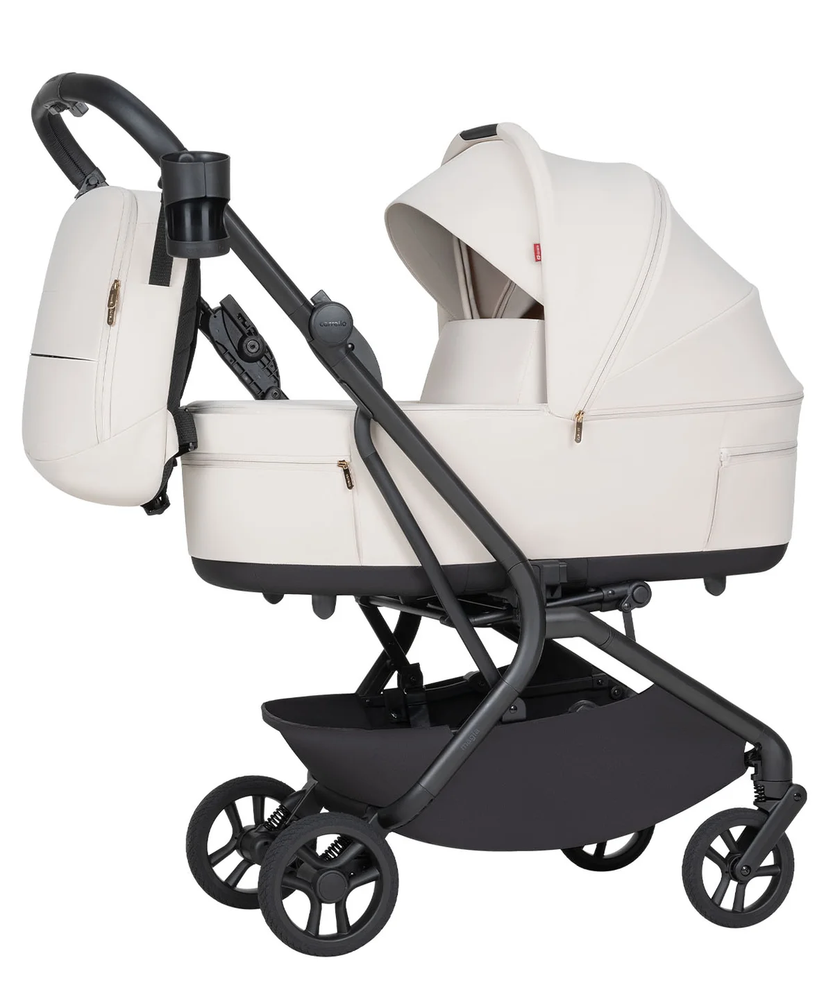 Vežimėlis 2 in 1 Carrello Magia 2.0, spalva Laguna Beige