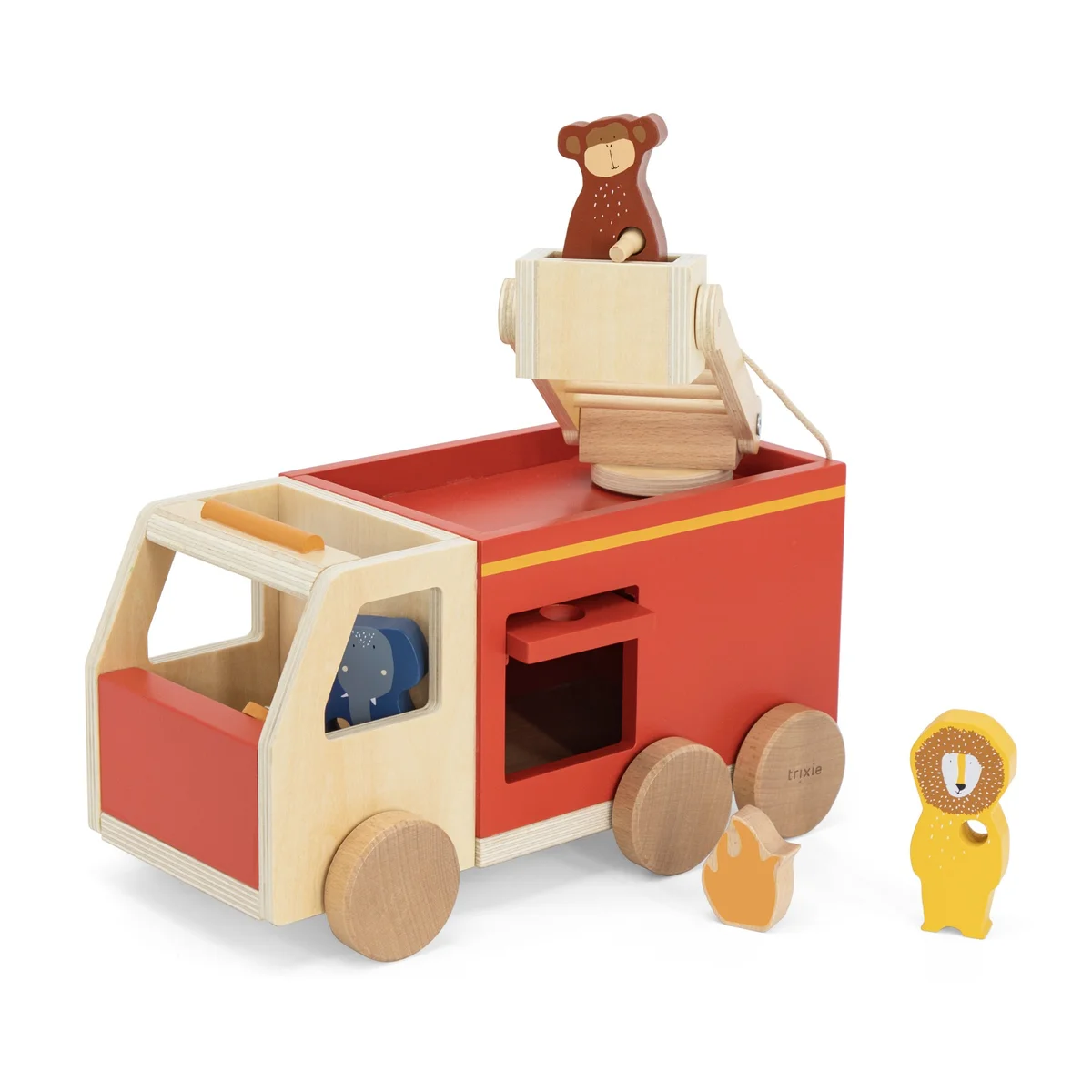 Didelis žaislinis gaisrinis automobilis - Image 3
