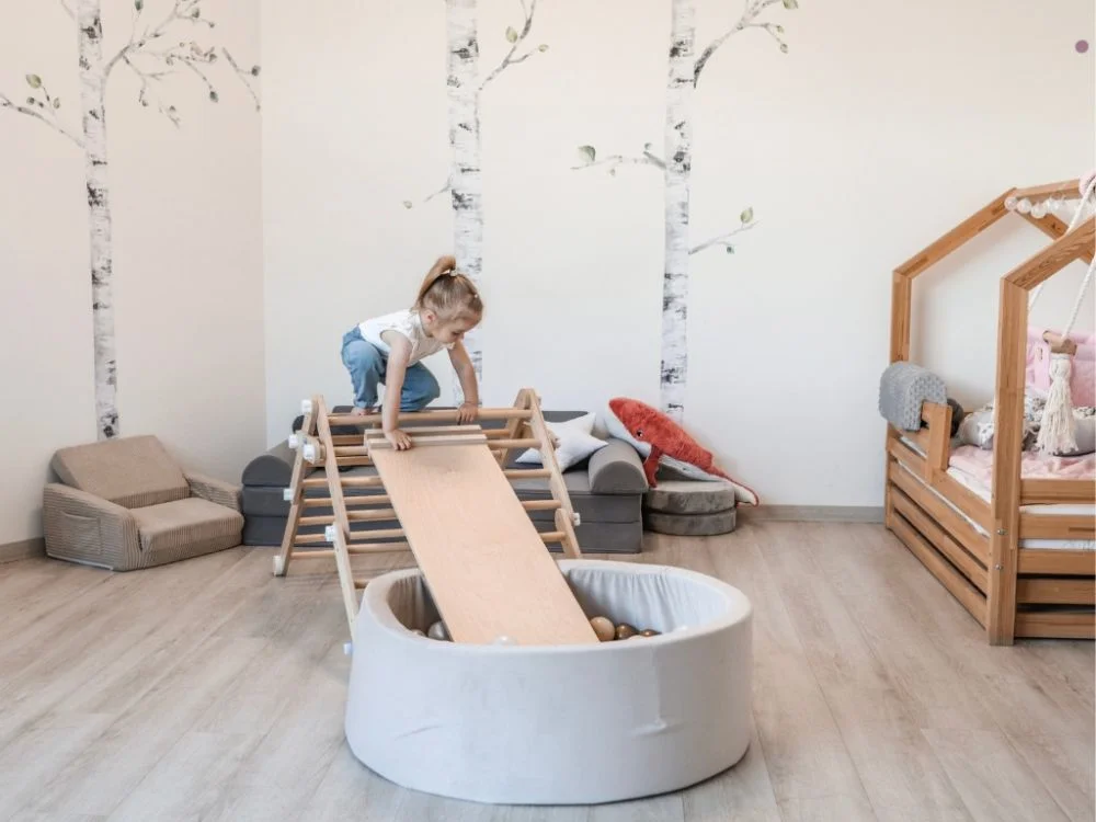 Keičiamos formos Pikler trikampis su čiuožykla - Image 14