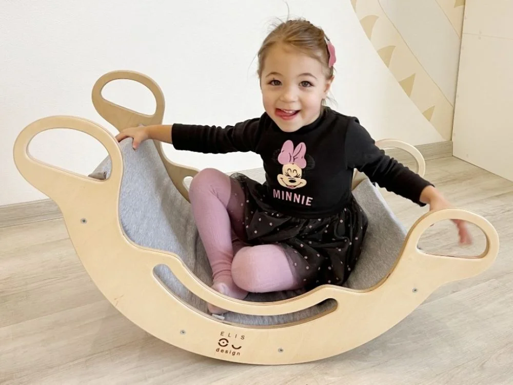 Minkšta pagalvėlė Montessori sūpynėms „Šypsena“ - Image 10