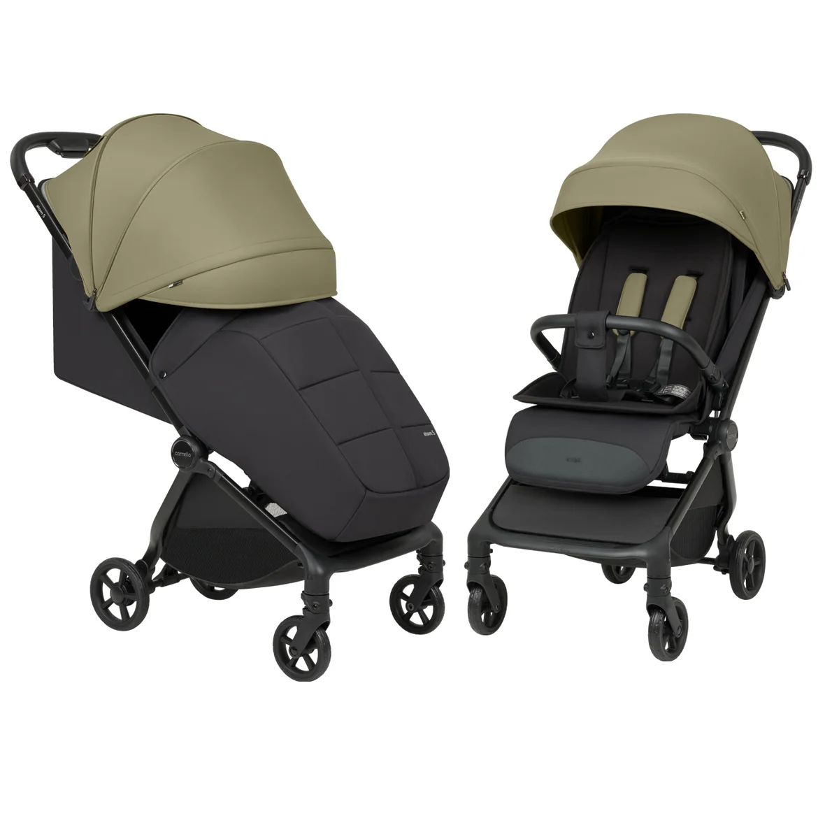 Kompaktiškas sportinis vežimėlis Carrello Atom S 3.0, spalva Aqua Green