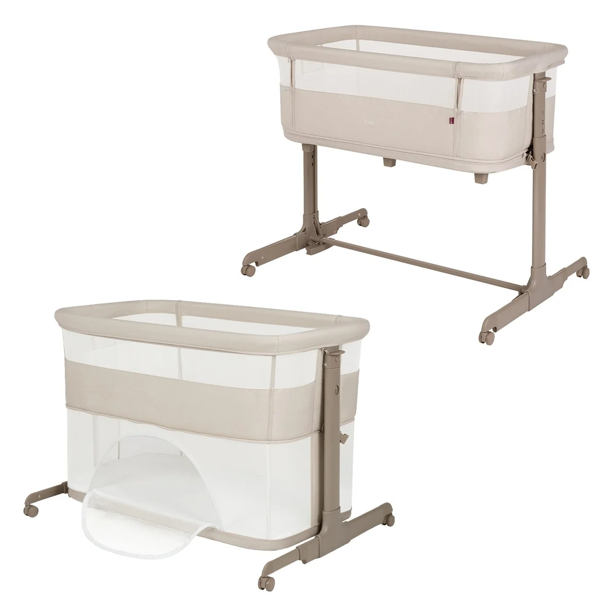Lopšys prie tėvų lovos Carrello Picto 3 in 1, spalva Aori Beige