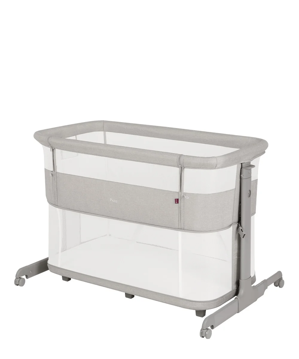 Lopšys prie tėvų lovos Carrello Picto 3 in 1, spalva Tao Grey