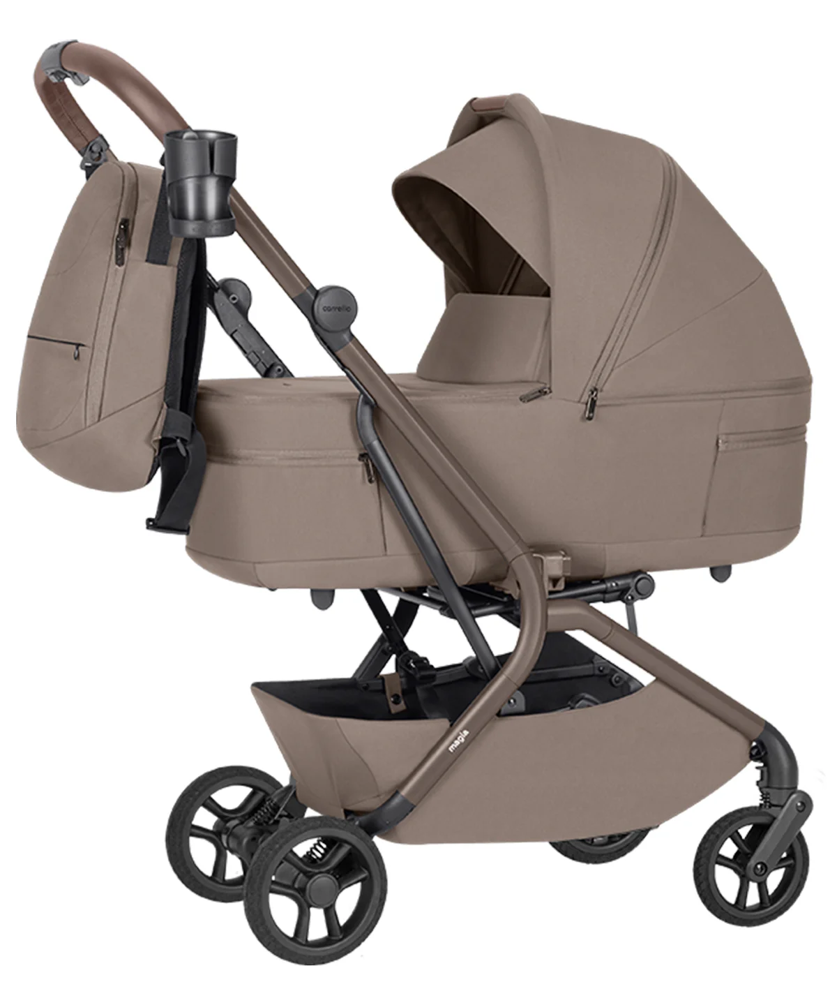 Vežimėlis 2 in 1 Carrello Magia 2.0, spalva Cocoa Beige