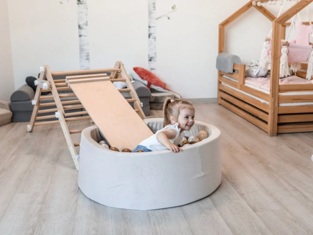 Keičiamos formos Pikler trikampis su čiuožykla - Image 15