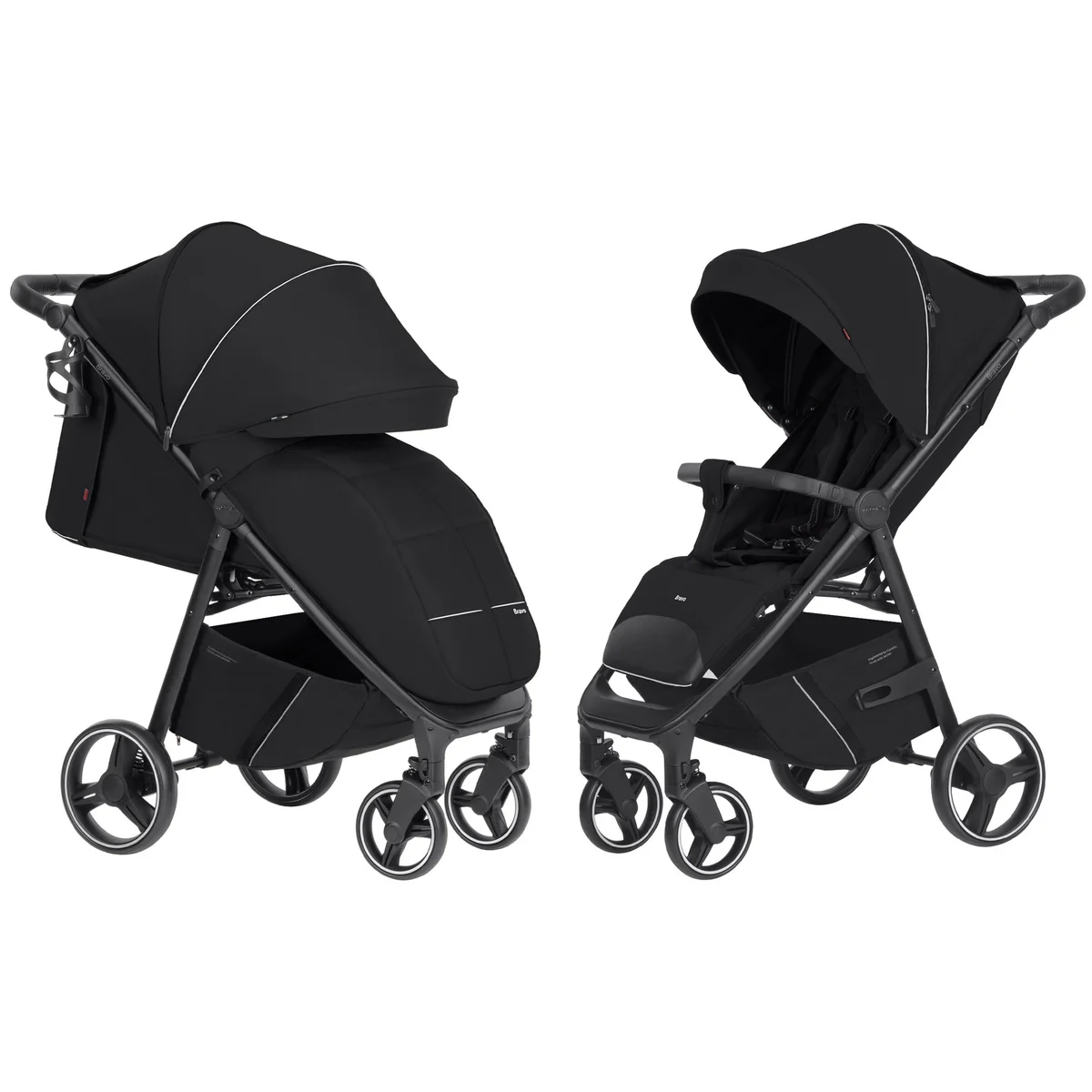 Sportinis vežimėlis Carrello Bravo, spalva Pure Black